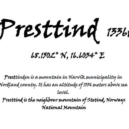 Presttind - Studio Apartment With Free Parking Нарвик Екстериор снимка